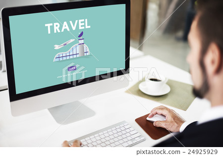 Travel Business Trip Flights Information Concept Travel Business Trip Flights Information Concept 24925929
