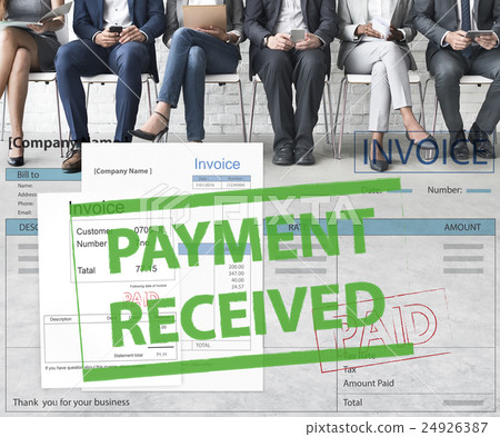 Payment Received Taxation Tax Time Concept Payment Received Taxation Tax Time Concept 24926387
