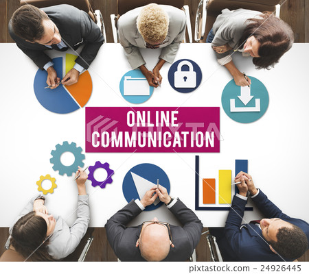 Online Communication Networking Connect Concept 24926445