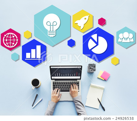 Global Business Strategy Planning Icon Concept 24926538