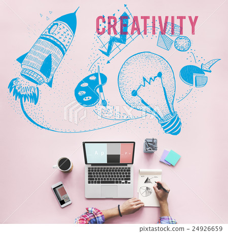Creativity Ideas Imagination Light Bulb Concept Creativity Ideas Imagination Light Bulb Concept 24926659