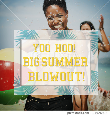 Let's Celebrate Festivity Summer Happy Concept 24926908