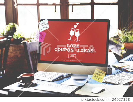 Love Coupon Ideas Gift Romance Valentines Concept Love Coupon Ideas Gift Romance Valentines Concept 24927338