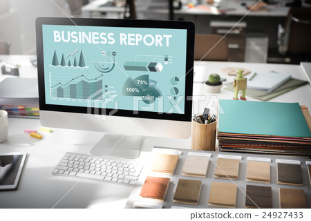Business Report Analytics Marketing Report Concept Business Report Analytics Marketing Report Concept 24927433