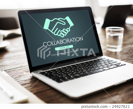 Business Organization Handshake Graphics Concept Business Organization Handshake Graphics Concept 24927621