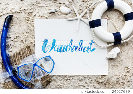 Summer Travel Trip Vacation Wanderlust Beach Concept Summer Travel Trip Vacation Wanderlust Beach Concept 24927689