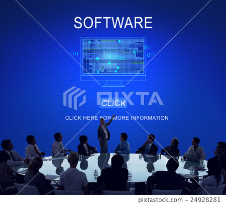 Software Data Digital Programs System Technology Concept Software Data Digital Programs System Technology Concept 24928281