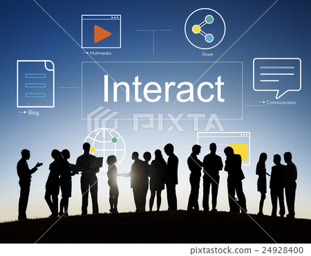 Technology Communication Icons Symbols Concept Technology Communication Icons Symbols Concept 24928400