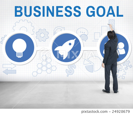 Start Up Business Rocket Ship Graphic Concept 24928679
