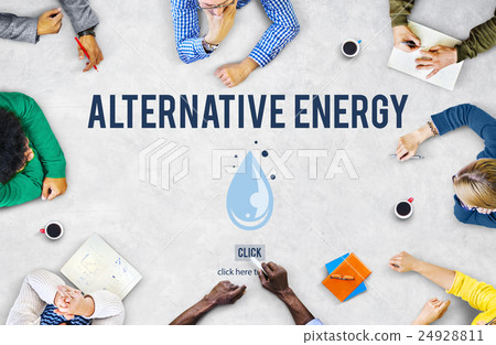 Clean Water Alternative Energy H2o Concept Clean Water Alternative Energy H2o Concept 24928811