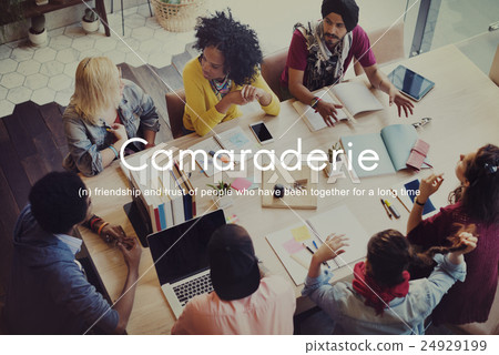Camaraderie Carefree Chill Friends Togetherness Concept 24929199