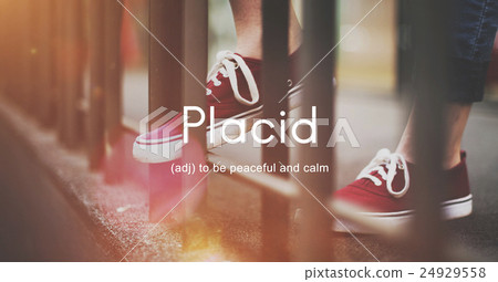 Nirvana Placid Peaceful Tranquility Serene Rest Concept 24929558