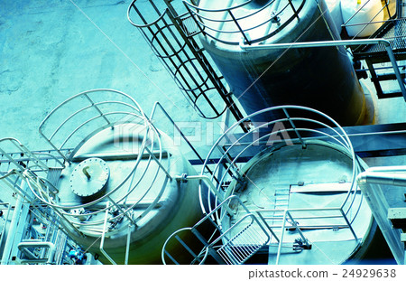 Pipes, tubes at a power plant 24929638