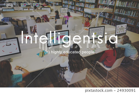 Intelligentsia Highly Educated Literate Knowledge Concept 24930091