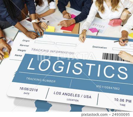 Logistics Delivery Cargo Freight Shipment Concept Logistics Delivery Cargo Freight Shipment Concept 24930095