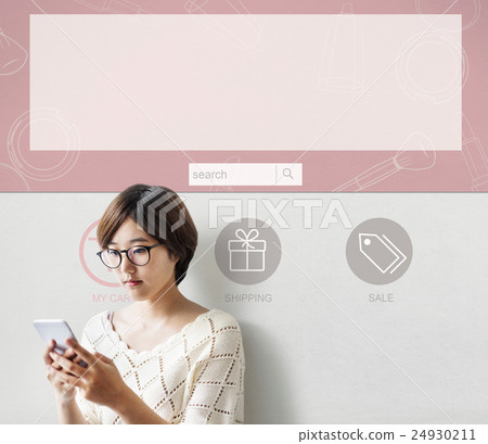 Shopping Online Buy Sale Shopahoslics Concept 24930211