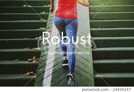 Robust Healthy And Strong People Graphic Concept 24930247