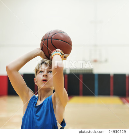 Basketball Bounce Competition Exercise Player Concept 24930329