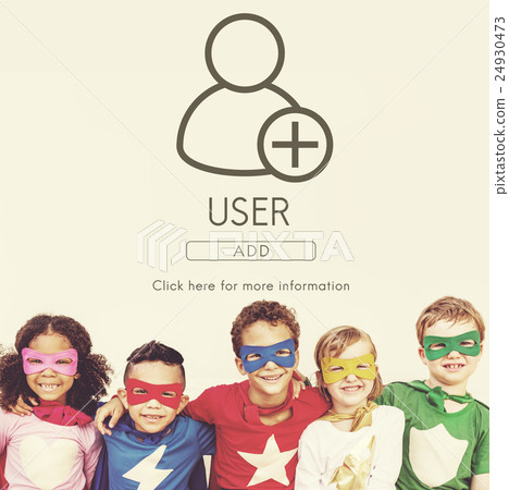 Add Friends Social Media Graphic Concept 24930473