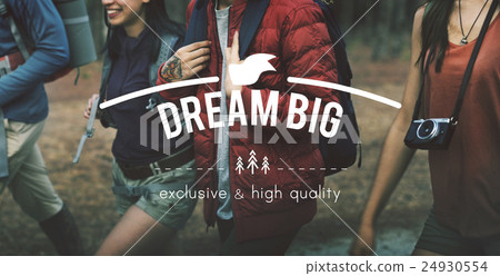 Dream Big Aspirations Goal Target Motavation Concept 24930554