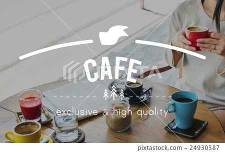 Cafe Coffee Breakfast Chilling Out Concept Cafe Coffee Breakfast Chilling Out Concept 24930587