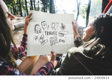 Travel Traveler Exploration Tourism Vacation Trip Concept Travel Traveler Exploration Tourism Vacation Trip Concept 24930614