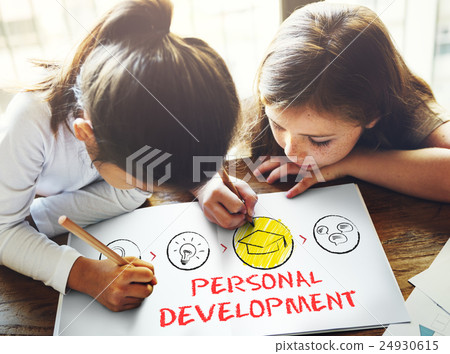 Personal Development Improvement Progress Aspirations Concept Personal Development Improvement Progress Aspirations Concept 24930615