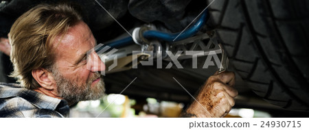 Garage Automotive Maintenance Parts Vehicle Concept 24930715