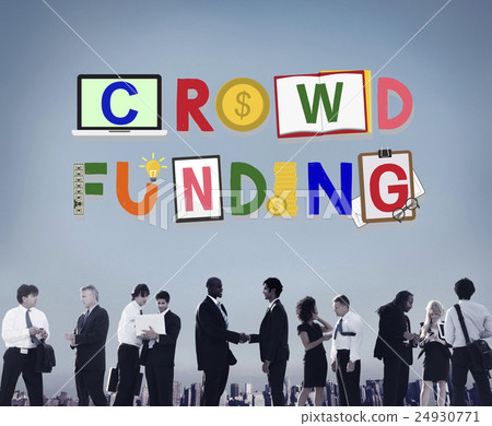 Crowdfunding Fundraising Contribution Investment Concept 24930771