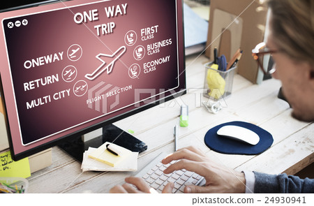 Flight Information Selection Tourism Transport Concept 24930941