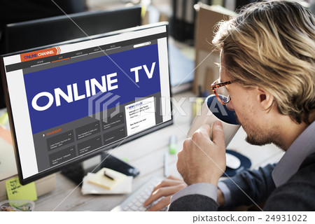Live Broadcast Media News Online Concept 24931022