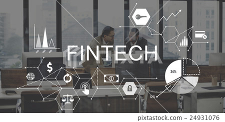 Fintech Investment Financial Internet Technology Concept Fintech Investment Financial Internet Technology Concept 24931076