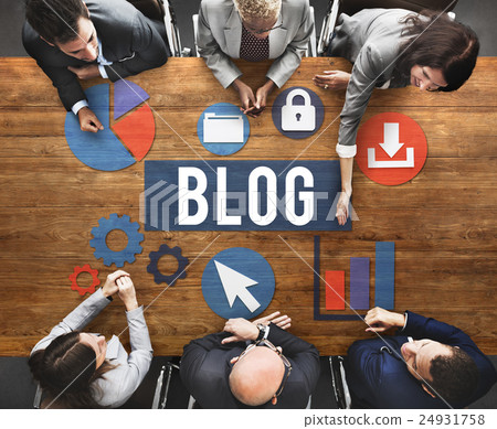 Blog Blogging Media Messaging Social Network Media Concept 24931758