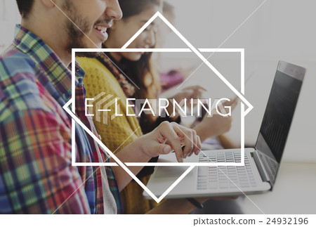 E-Learning Online Media Technology Concept E-Learning Online Media Technology Concept 24932196