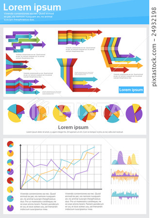 Graph Set Finance Diagram Infographic Icon Graph Set Finance Diagram Infographic Icon 24932198