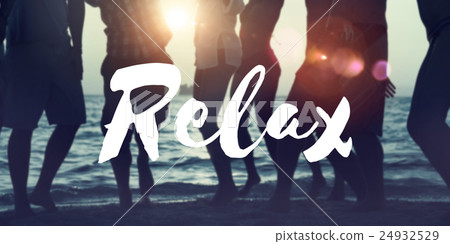 Relax Calm Chill Life Resting Vacation Wellness Concept Relax Calm Chill Life Resting Vacation Wellness Concept 24932529