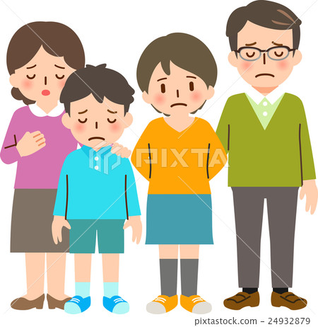 sad family