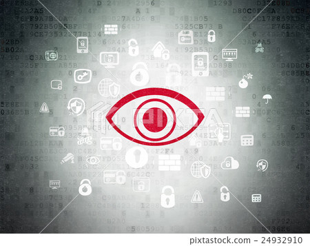 Protection concept: Eye on Digital Data Paper Protection concept: Eye on Digital Data Paper 24932910
