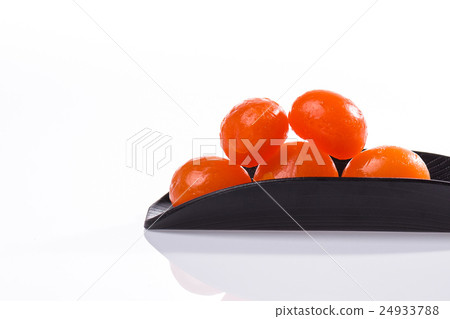 salted eggs yolks isolate on white 24933788