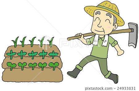 Field farming grandfather Field farming grandfather 24933831