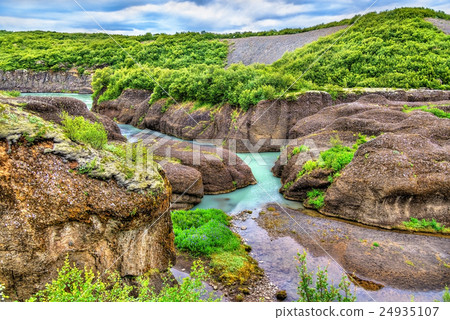 Bruarhlod Canyon of the Hvita river in Iceland 24935107