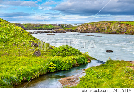 Urridafoss, largest by flow rate waterfall Iceland Urridafoss, largest by flow rate waterfall Iceland 24935119