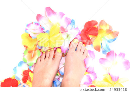 nice legs with pedicure 24935418