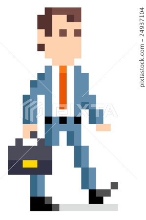 像素圖:行走的商人 像素圖:行走的商人 24937104