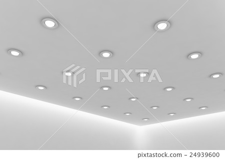 Office ceiling of empty white room Office ceiling of empty white room 24939600