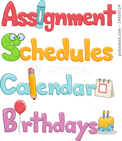 School Labels Elements 24939724