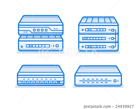 Network router icons 24939927