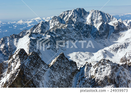 Winter mountain landscape. Winter mountain landscape. 24939973