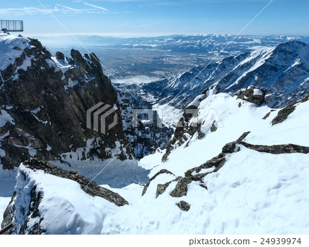 Winter mountain landscape. Winter mountain landscape. 24939974