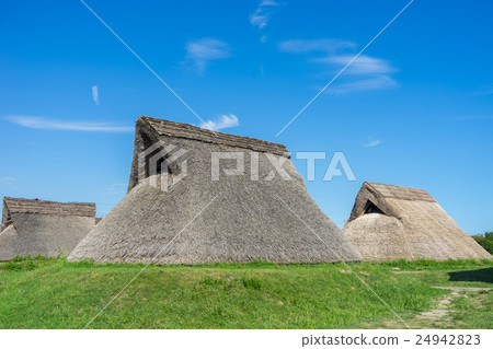 Temple ruins pit style housing 24942823